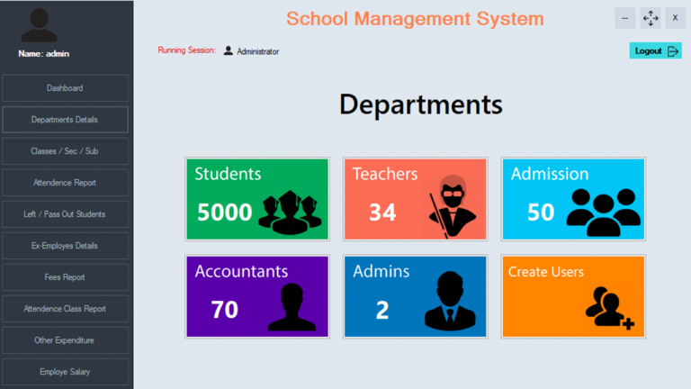 School Management System Web Application